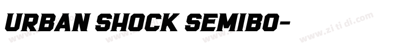 Urban Shock SemiBo字体转换